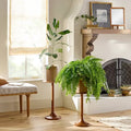 18 tommer træ plantebord sidebord