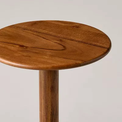 18 tommer træ plantebord sidebord